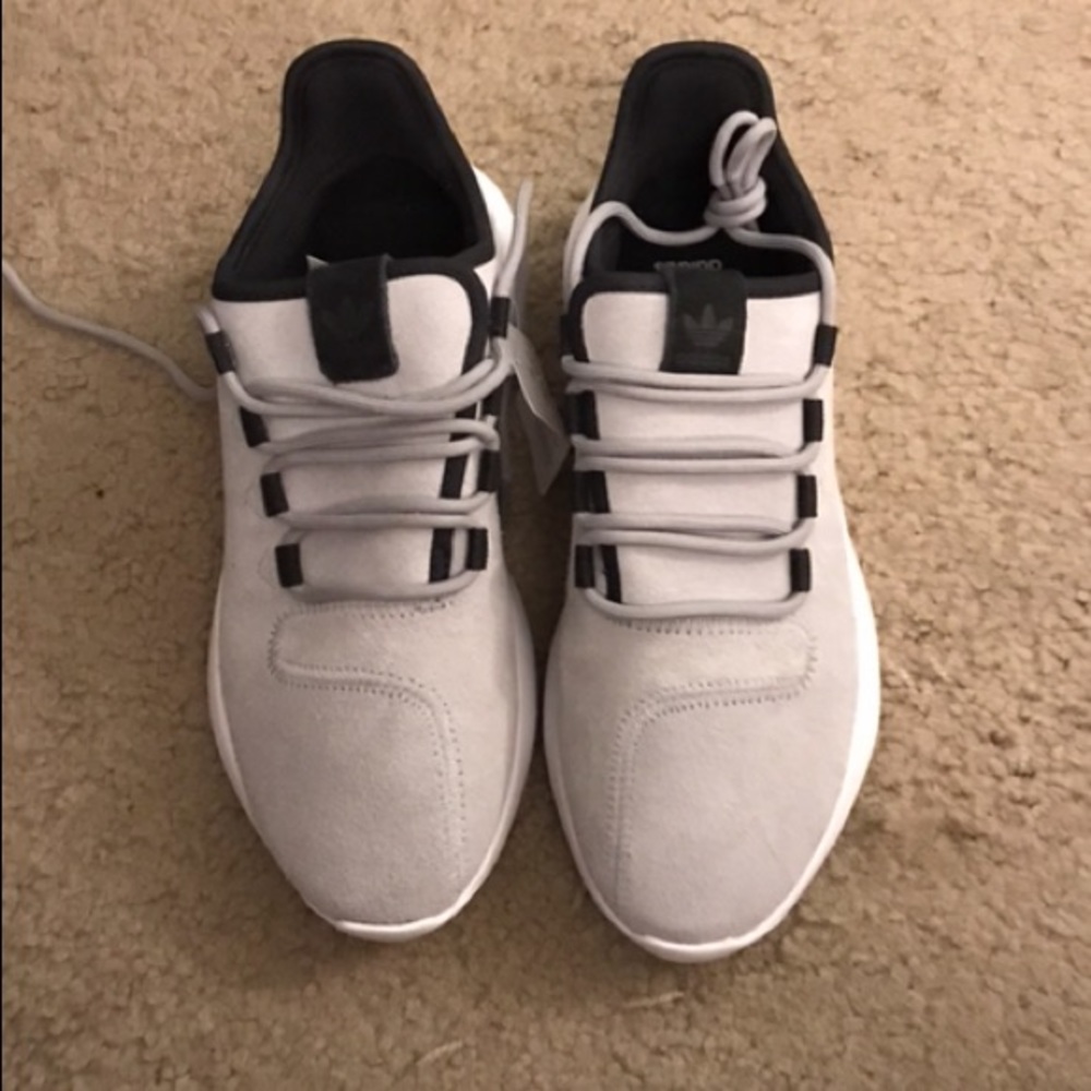 NEW ADIDAS TUBULAR GREY SUEDE - WOMEN’S - SIZE 5.5